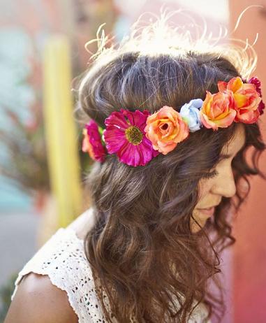 floral headband flower crown