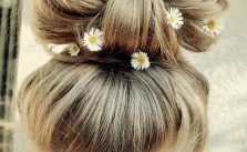 Flower Bow Bun