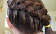 Dutch Braid & Side Pony