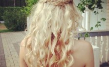 Wavy Blonde & Braid