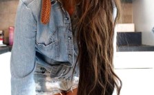 Messy Hair & Denim