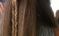 Half Up Fishtail