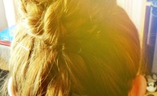 Knotted Braid Bun