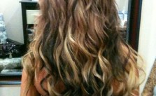 Messy Blonde & Brown Hair