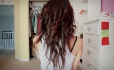 Dark Messy Curls
