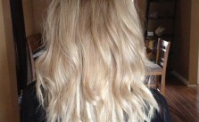 Messy Light Blonde Hair