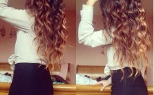 Wavy Hair Cute Outfit