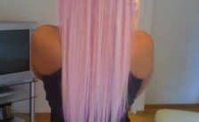 Pink & White Hair
