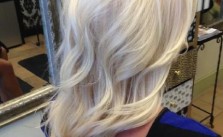 Wavy Platinum Blonde