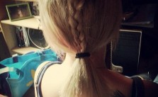 Cute Ponytail With Braid