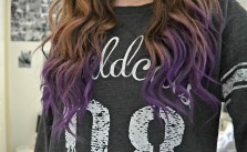 Purple Dipped Tips