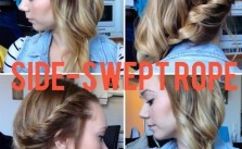 Side Swept Rope Twist