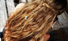 Half Up Small Braid