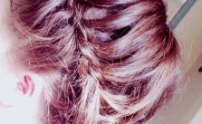 Sock Bun French Braid