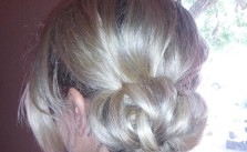 Curled Side Updo