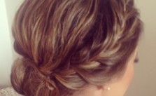 Messy Updo & Braid