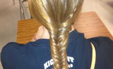 Waterfall into Fishtail Braid