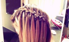 Side Waterfall Braid