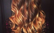 Wavy Golden Ombre