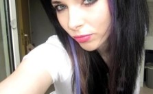 Black & Purple Hair