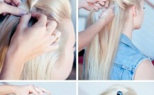 Braided Faux Hawk Updo