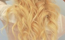 Half Up Curls with Bow