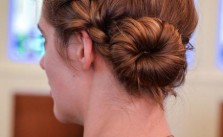 French Braid to Bun