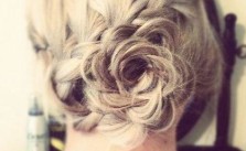 Rose Braid Bun