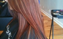 Red Hair Blonde Highlights