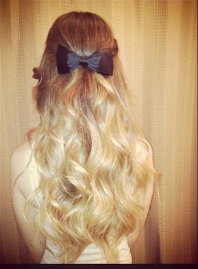 bows in hair