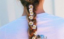 Braid With Flowers