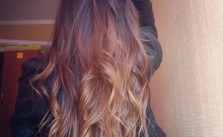 Brown Messy Ombre