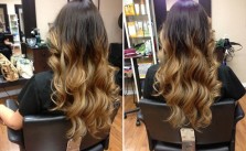 Brown Ombre Waves