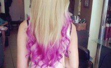 Blonde Purple Dip