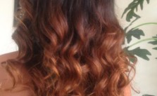 Dark Orange Ombre