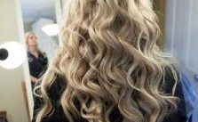 Elegant Half Up Curls