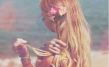 Flowers in Hair