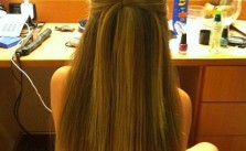 Half Up Blonde Hair