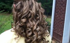 Curls Hair Pulled Back