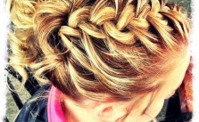 French Braid & Bun