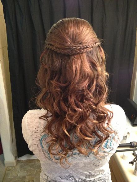 homecoming hairstyle