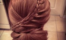 Lace Braid Updo