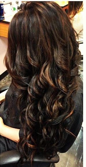 liven up your dark hair with some subtle highlights