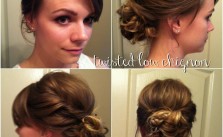 Twisted Low Chignon