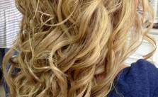 Messy Curls & Braid