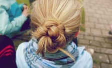 Messy Braided Bun