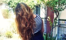 Messy Hair Blonde Tips