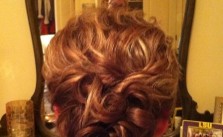 Messy Curly Updo