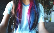 Pink & Blue Highlights