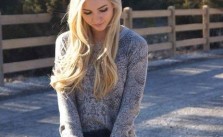 Blonde Hair Fall Style